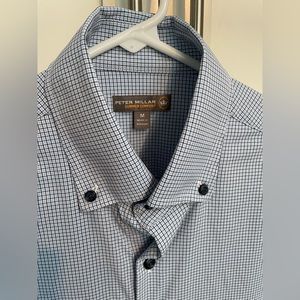 Small plaid Peter Millar Dress Shirt